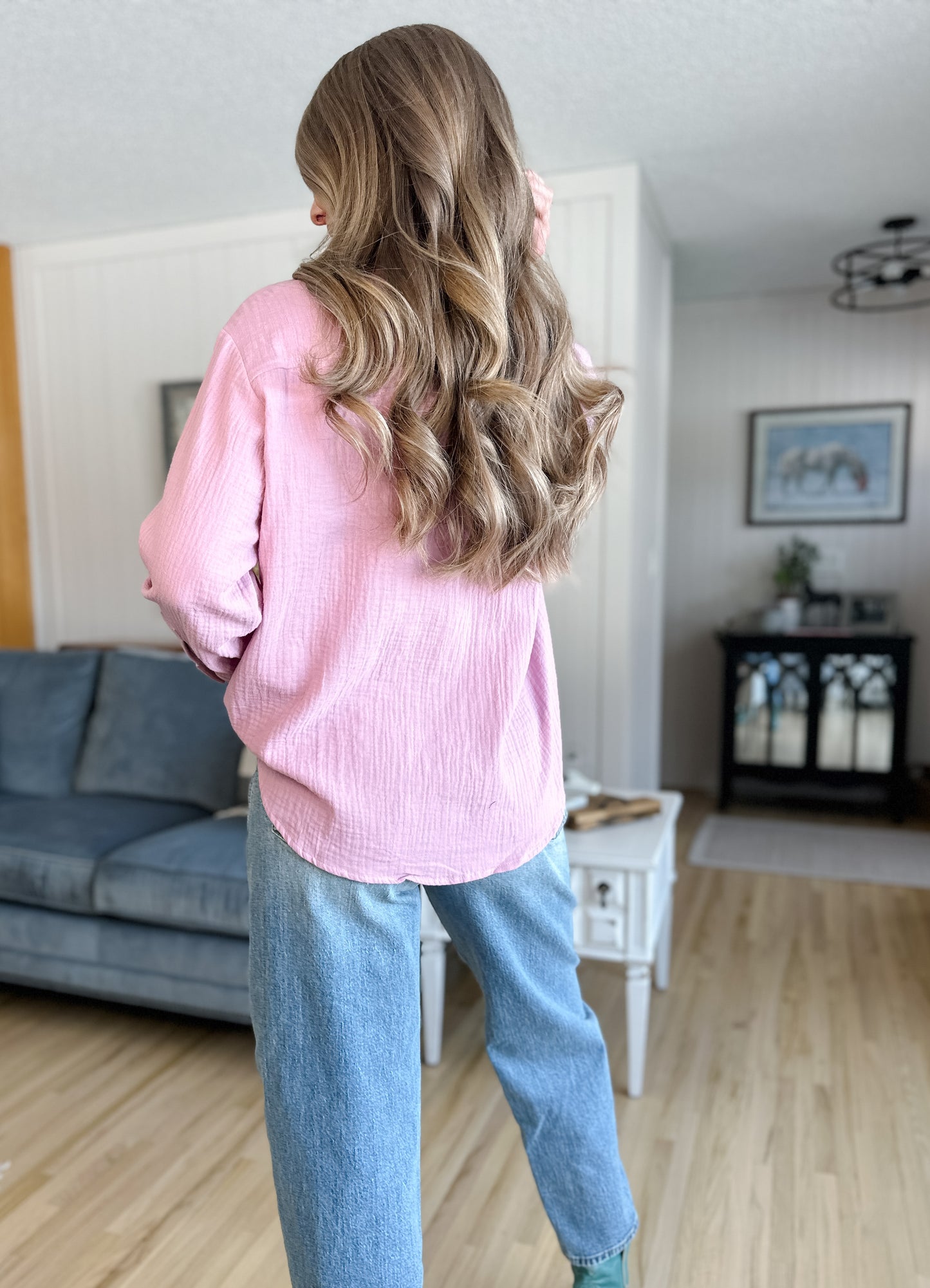 The Misa Gauze Button Down - 2 Colours!