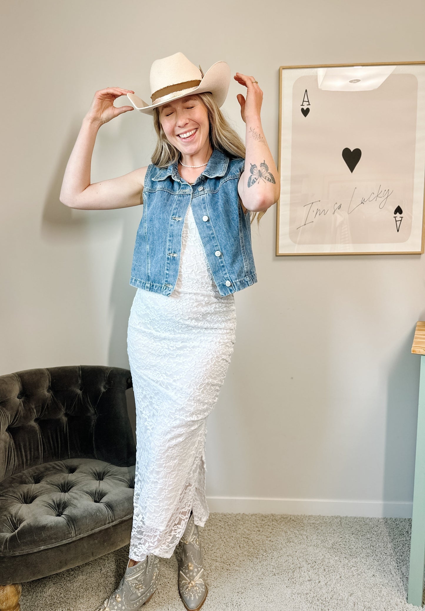 Cassidy Lace Tube Dress