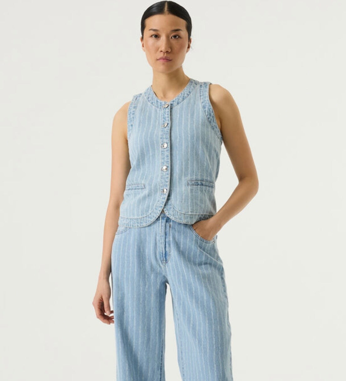 The Cottonwood Denim Vest