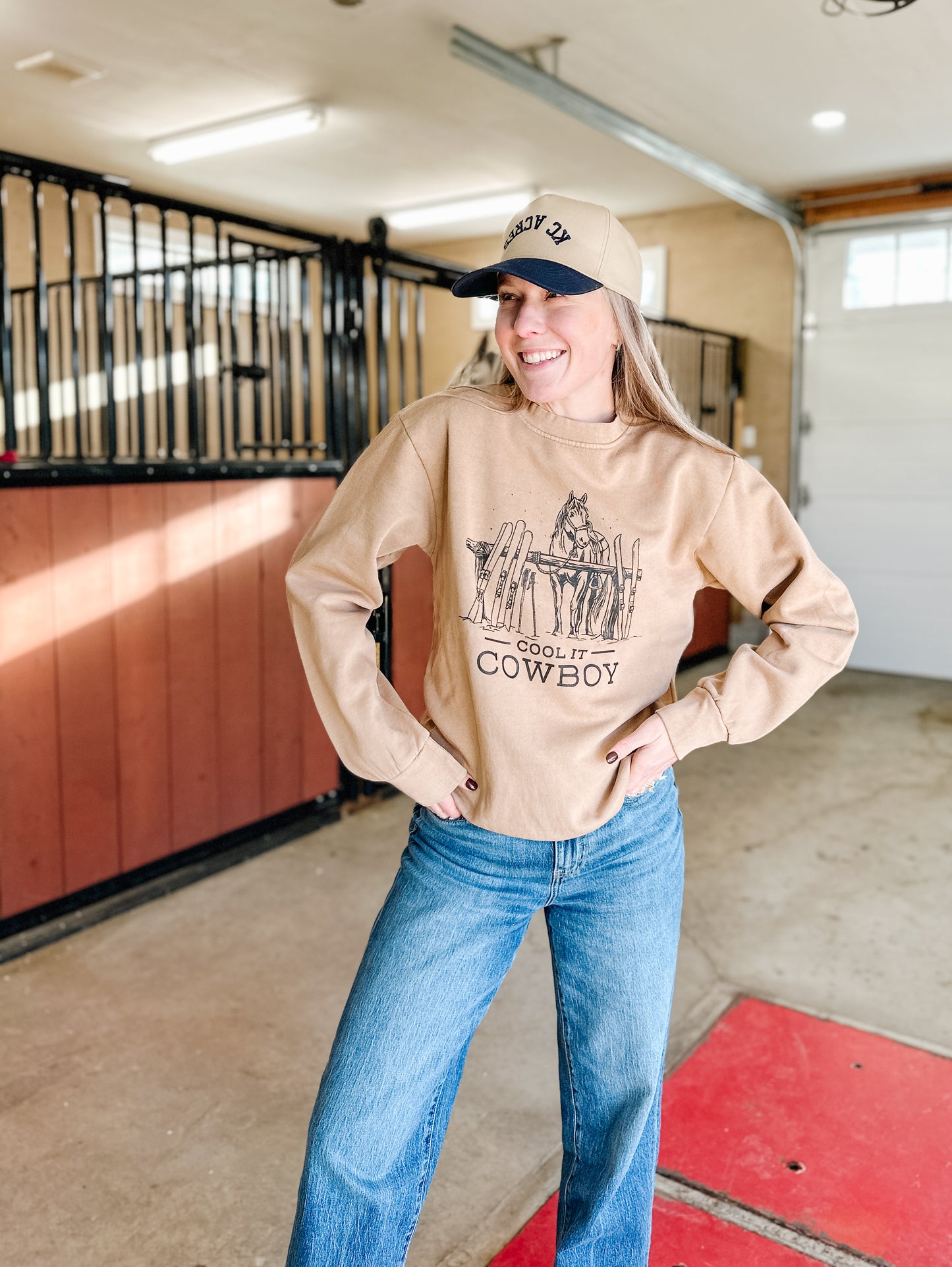 "Cool It Cowboy" Crewneck