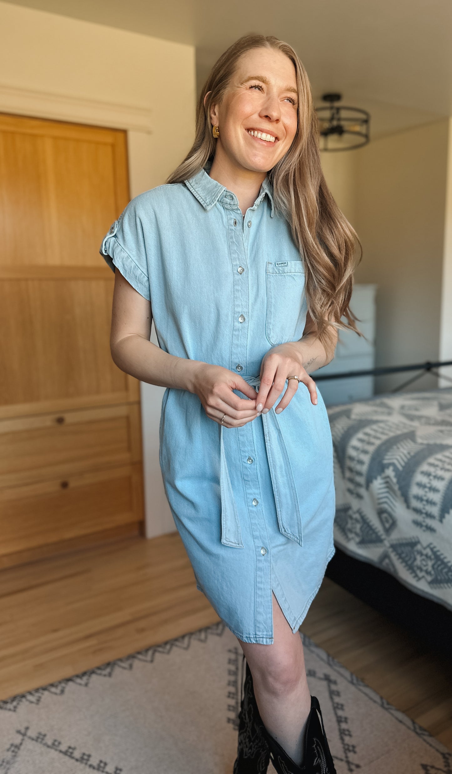 The Sundown Denim Dress Shirt