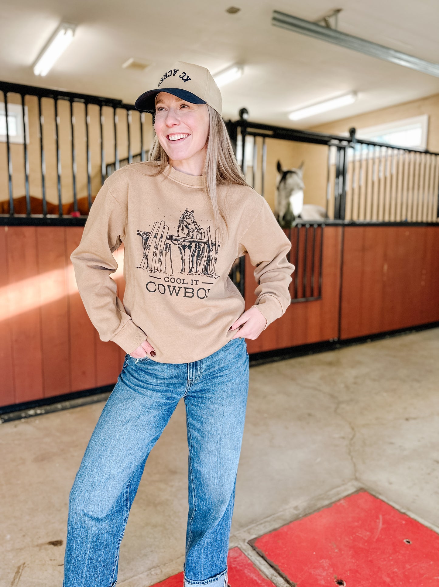 "Cool It Cowboy" Crewneck