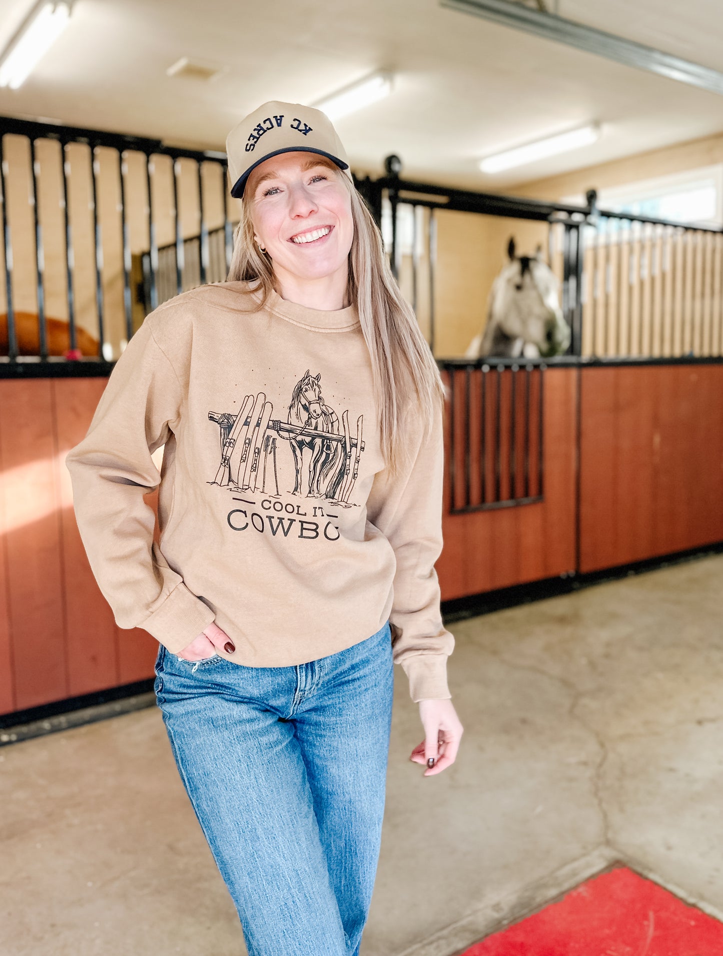 "Cool It Cowboy" Crewneck
