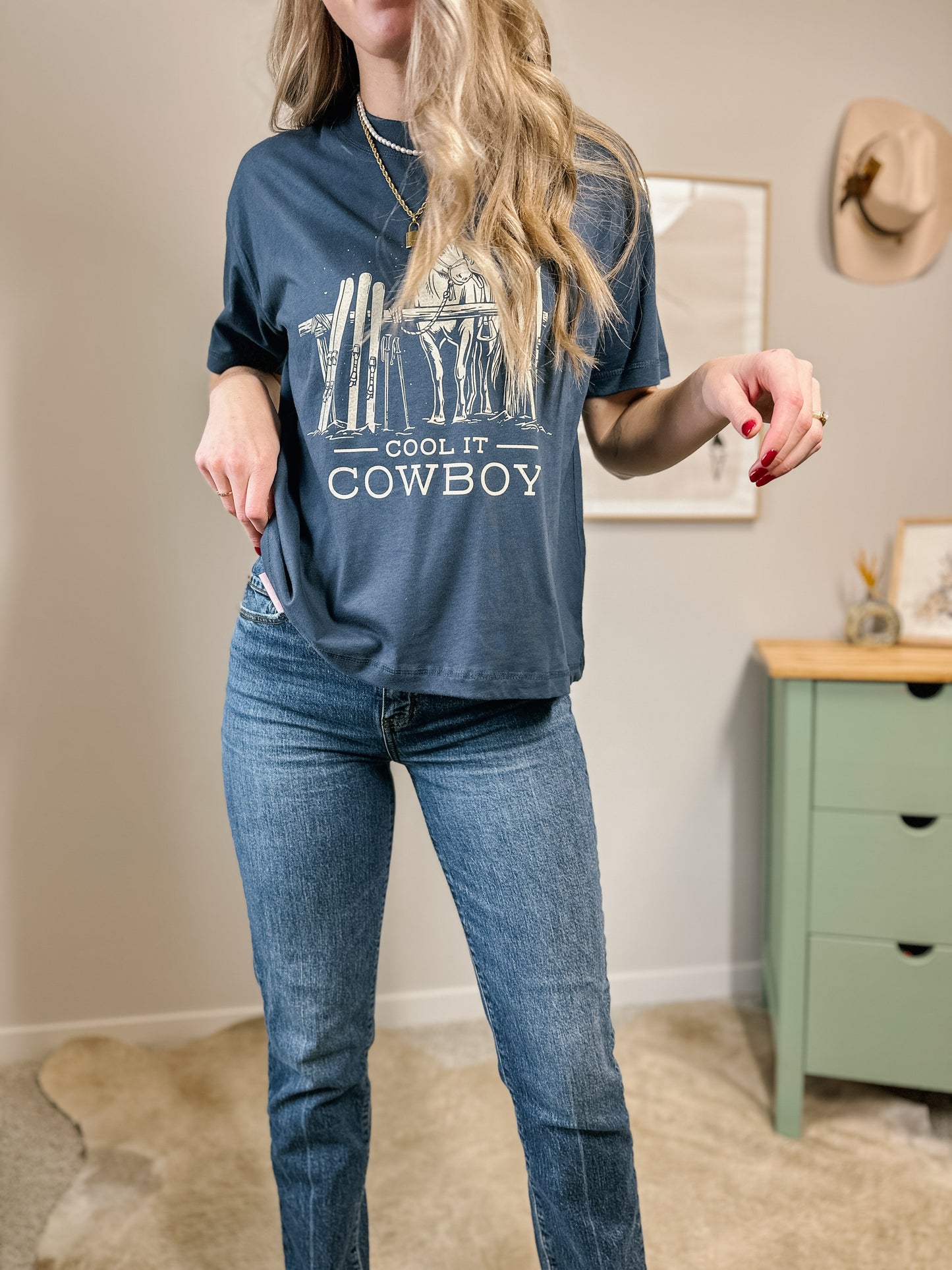 "Cool It Cowboy" T-Shirt - XL