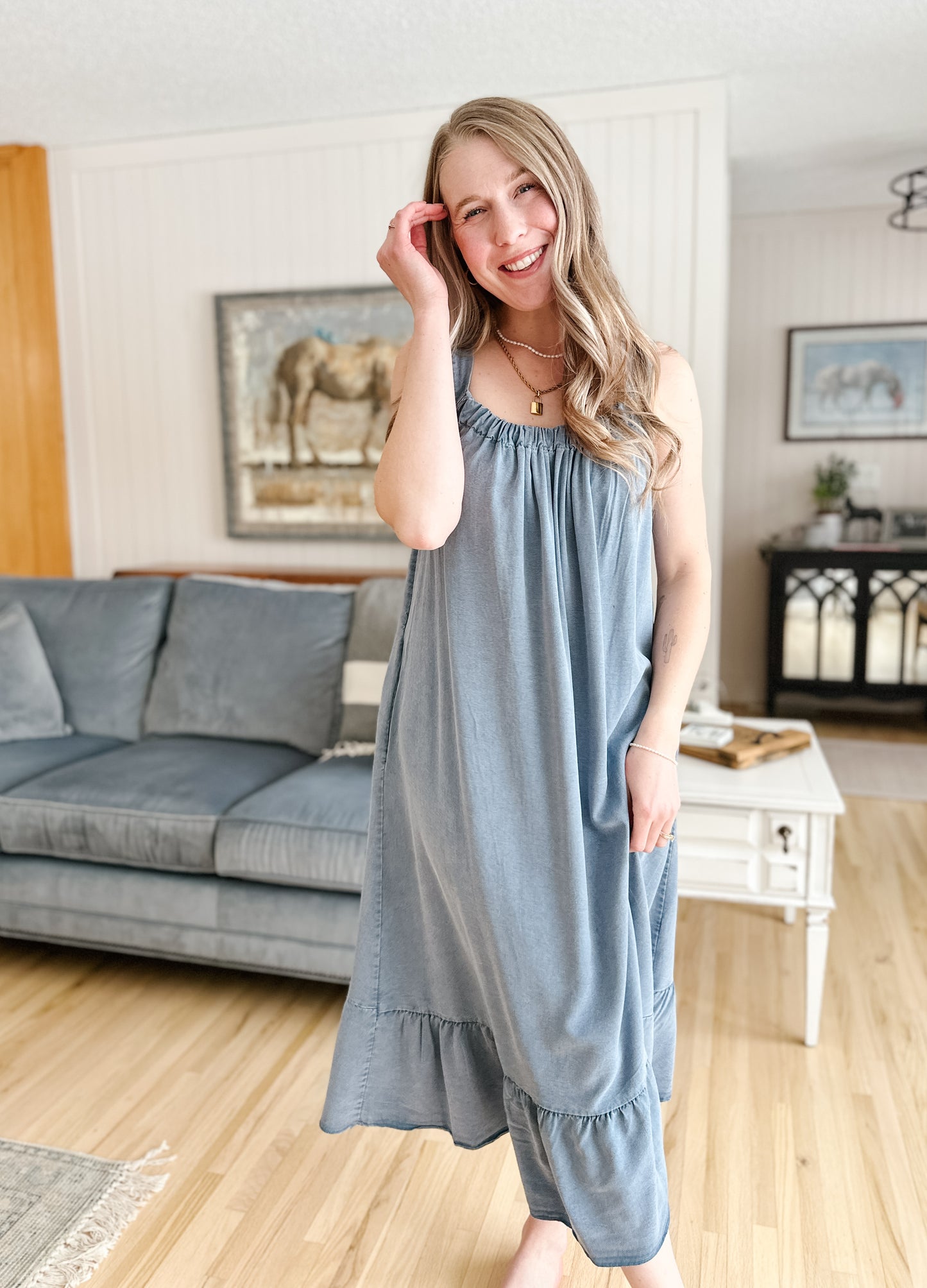 The Sophia Denim Dress