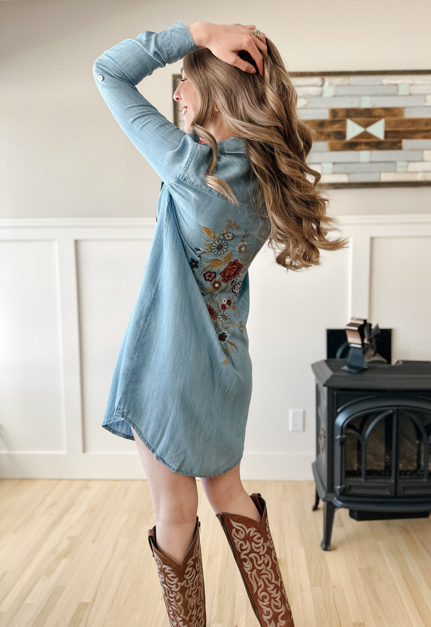 The Alanna Denim Dress
