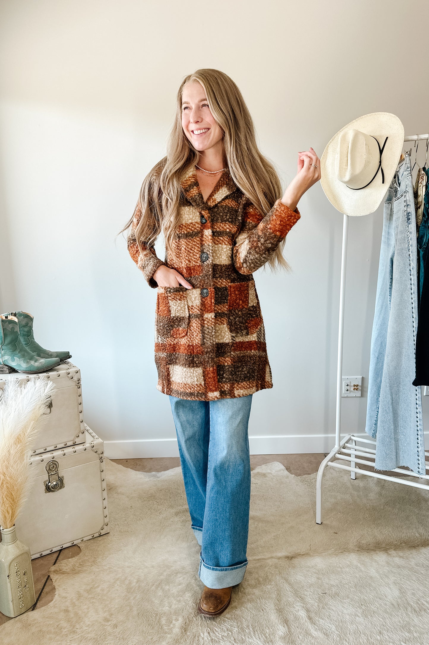 The Prairie Plaid Coat