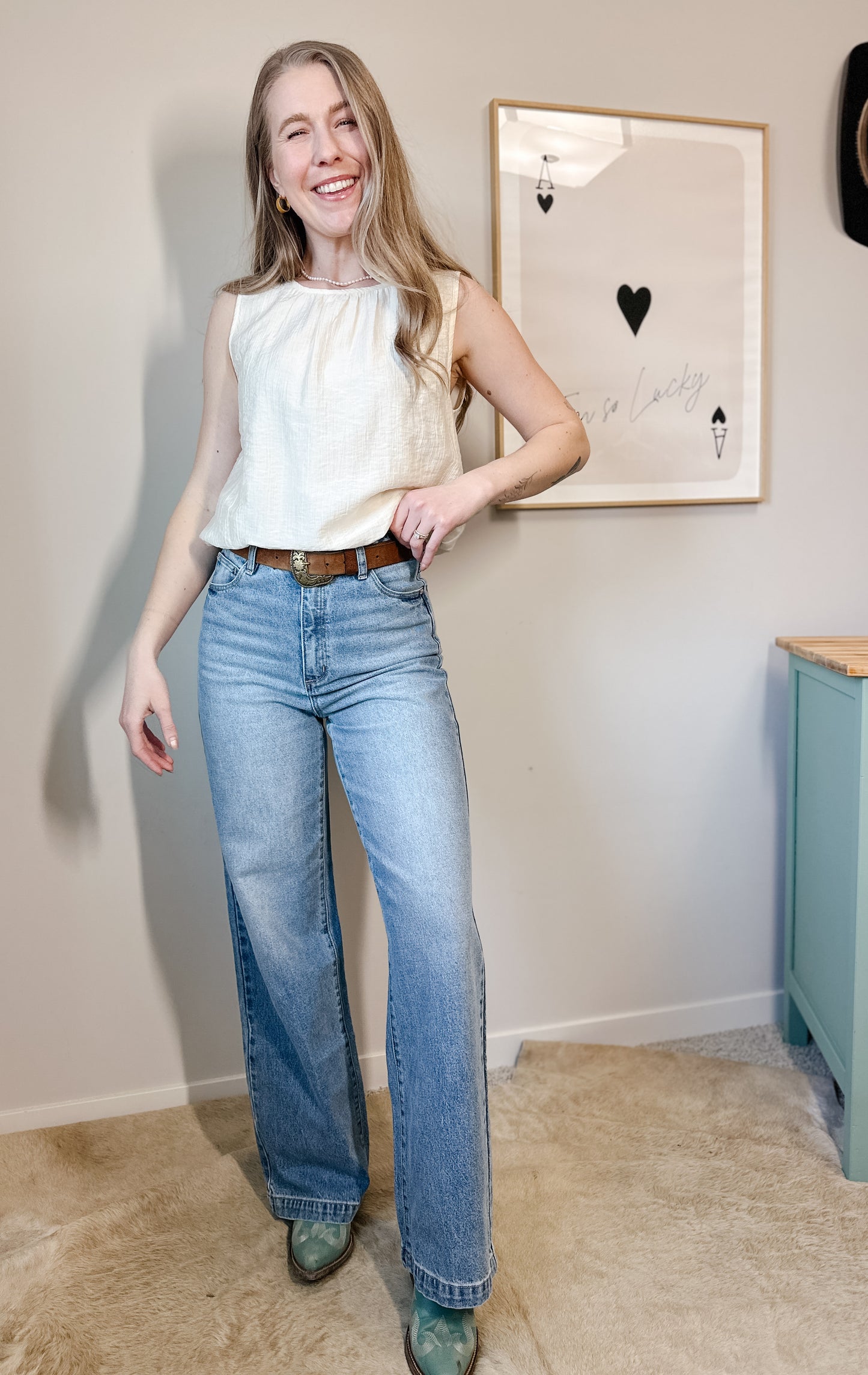 The Liv Wide Leg Jean
