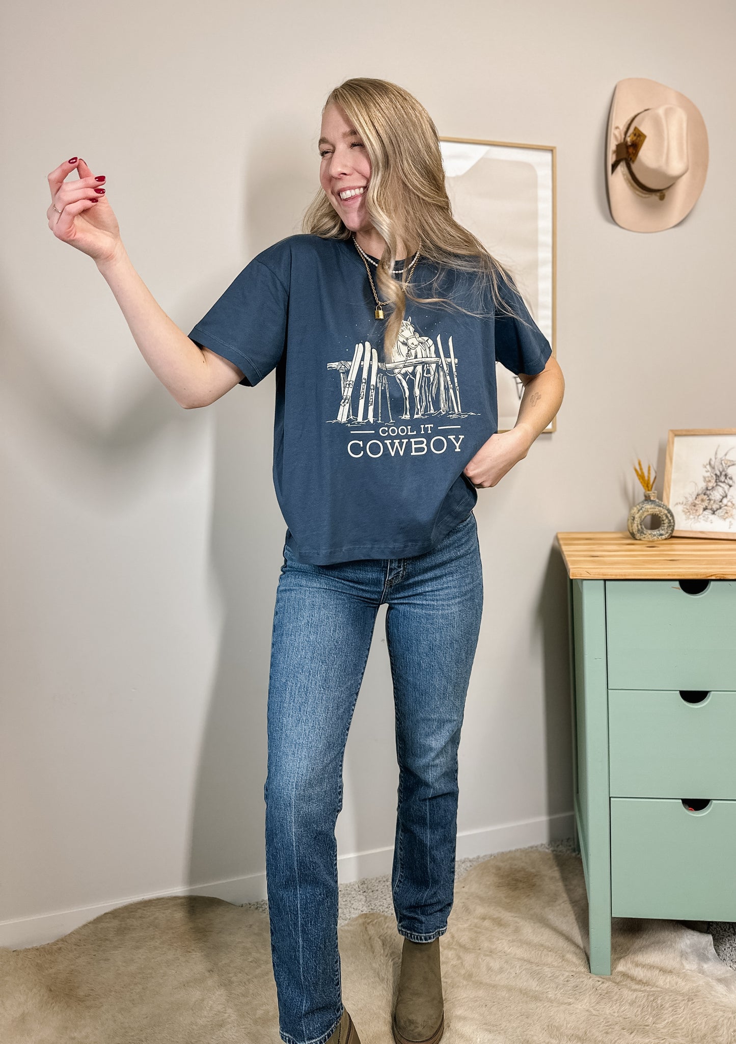 "Cool It Cowboy" T-Shirt - XL