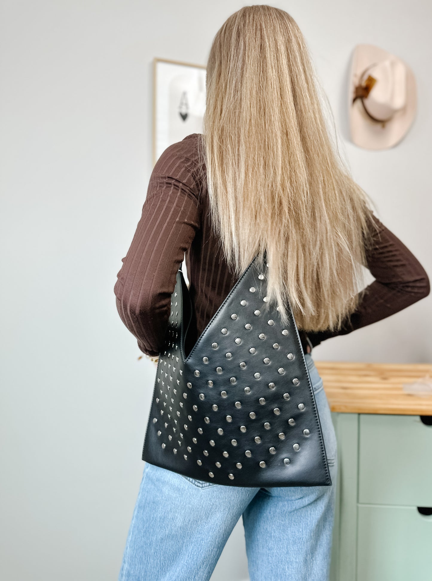 The Tori Studded Hobo