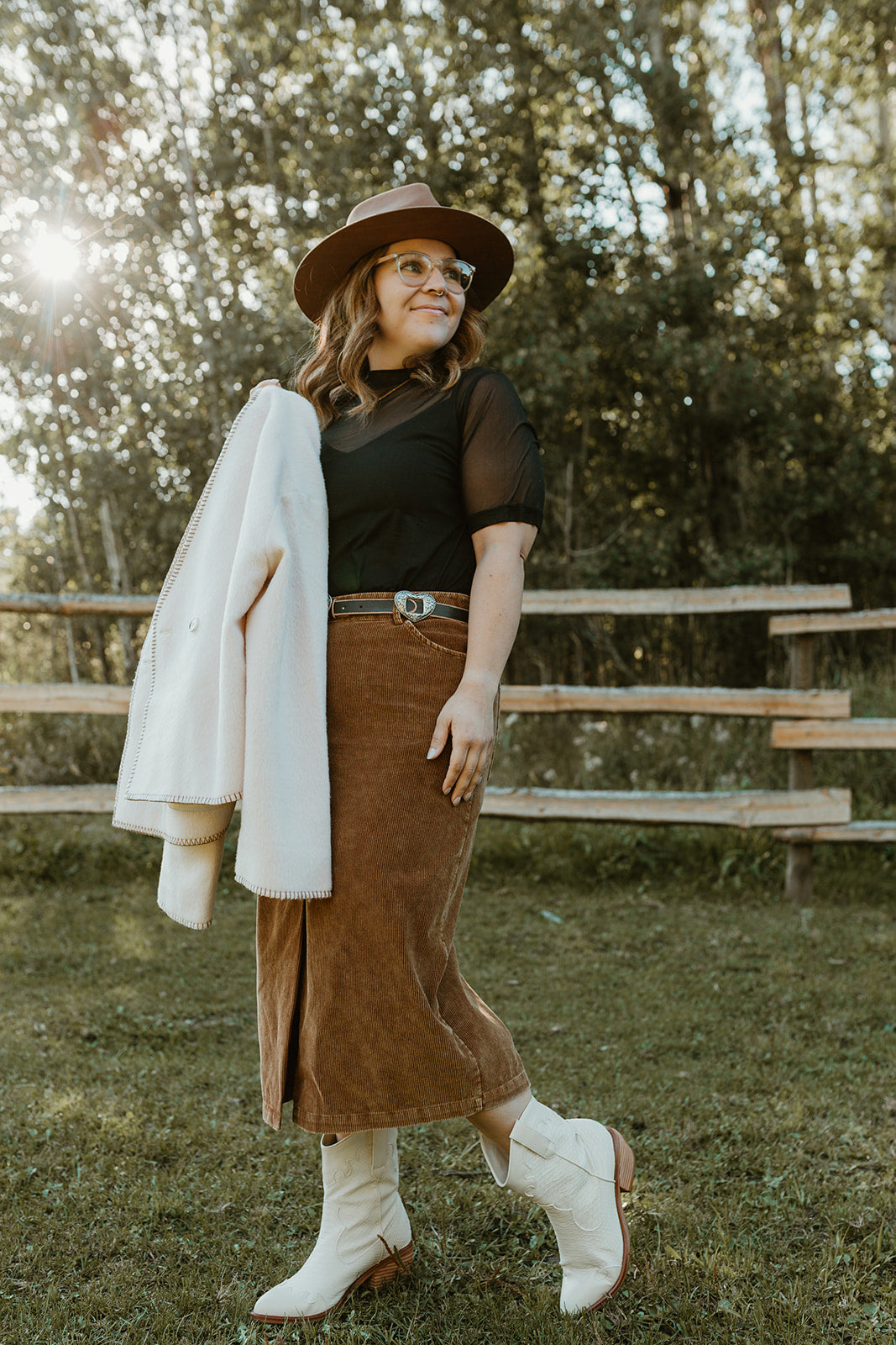 The Khalo Cord Skirt