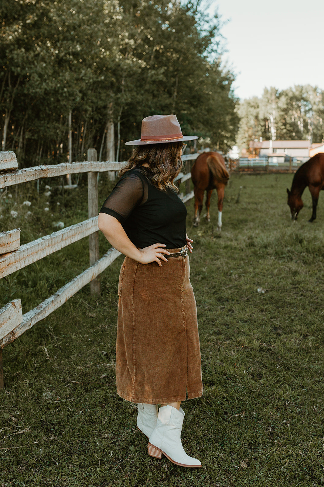 The Khalo Cord Skirt