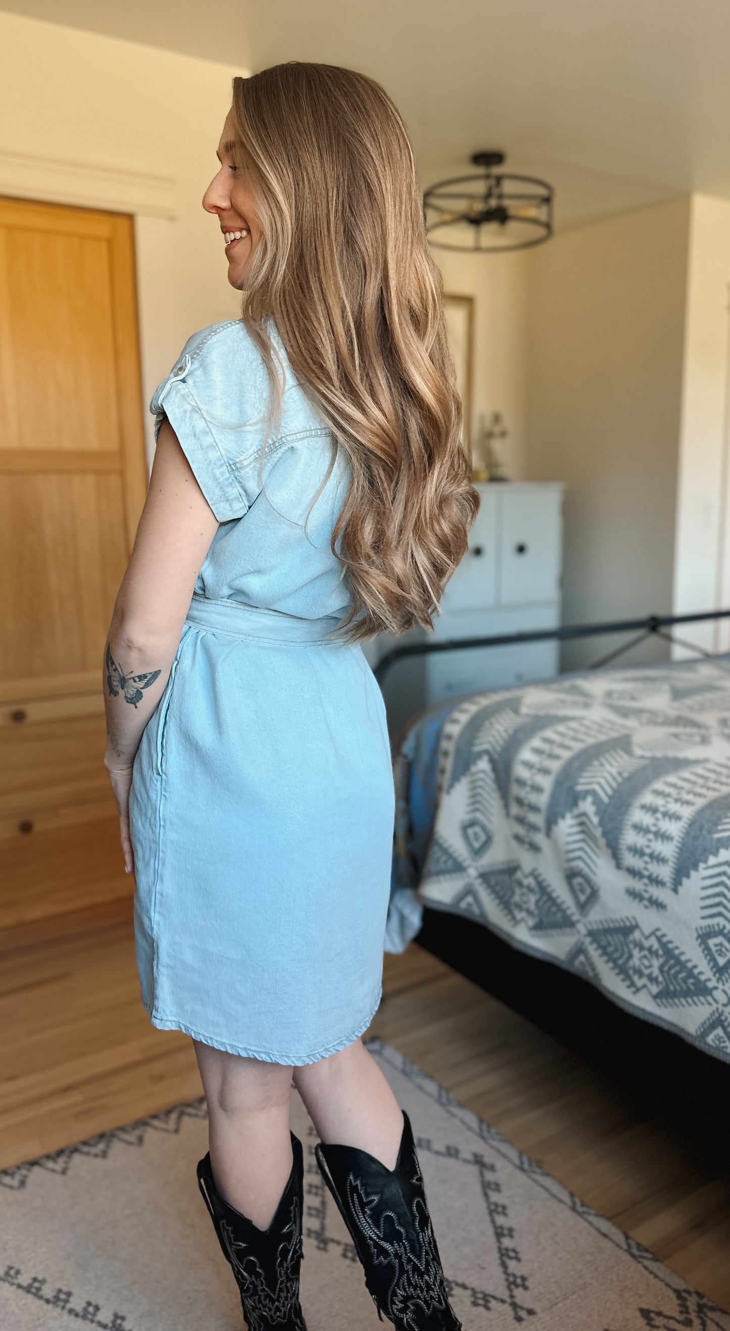 The Sundown Denim Dress Shirt