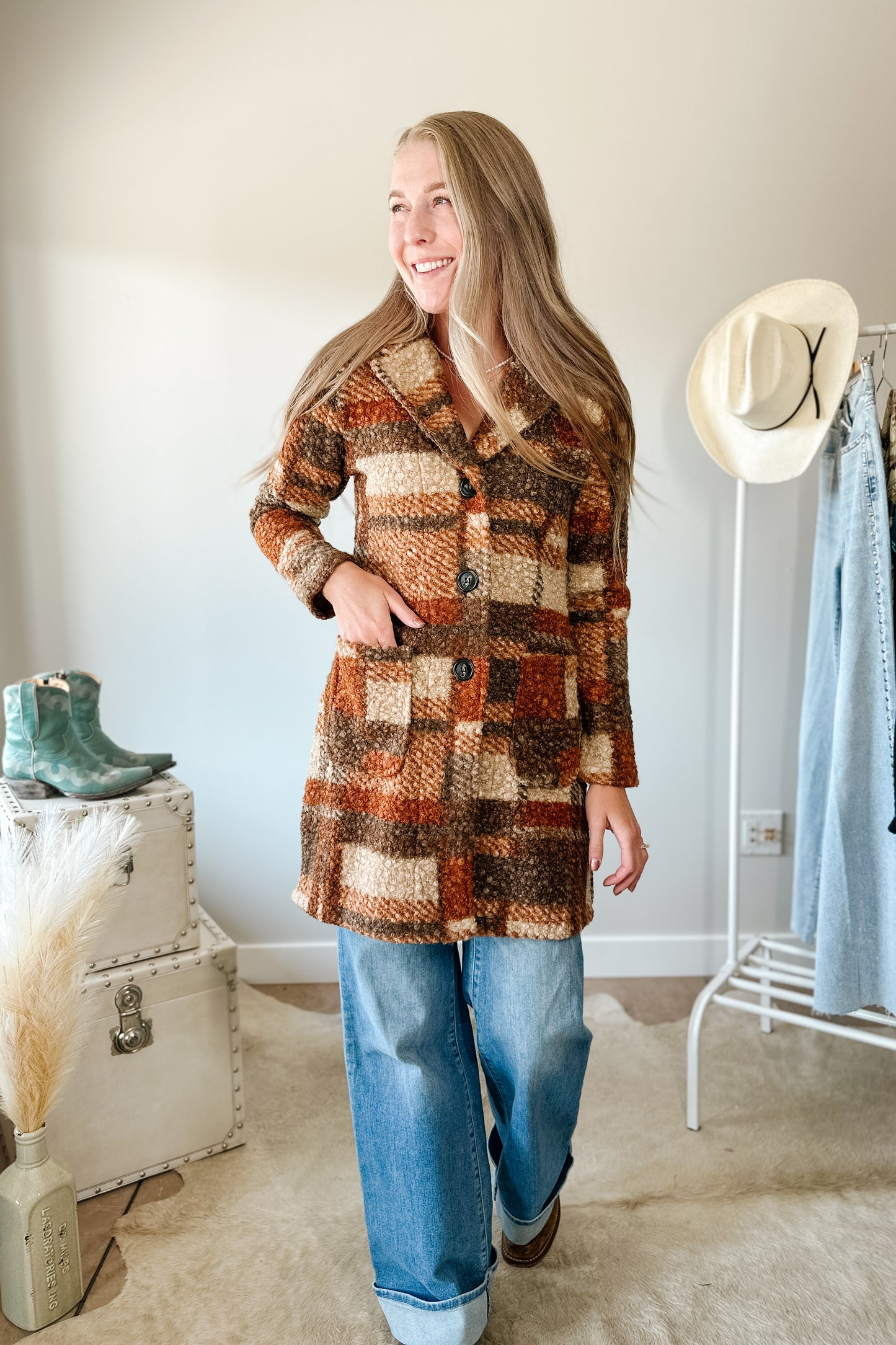 The Prairie Plaid Coat