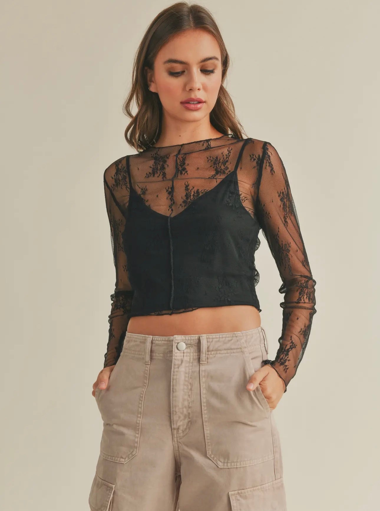 Love Lace Layering Top