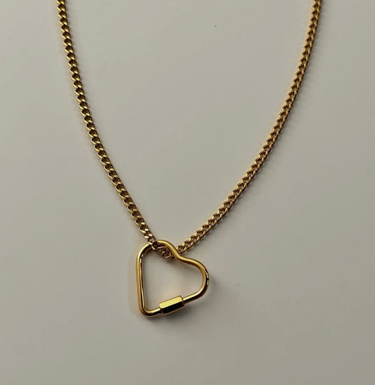 The Heart Carabiner Necklace