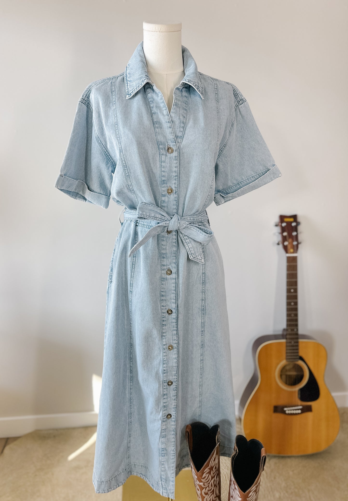 The High Country Denim Dress