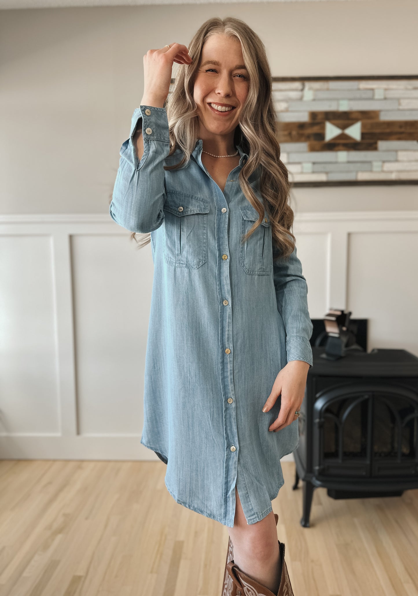 The Alanna Denim Dress
