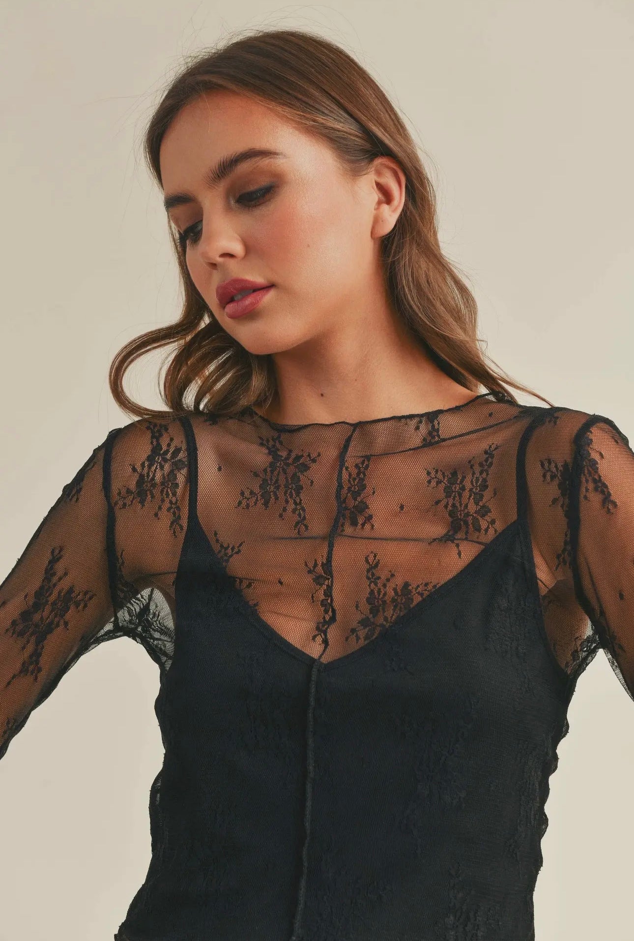 Love Lace Layering Top