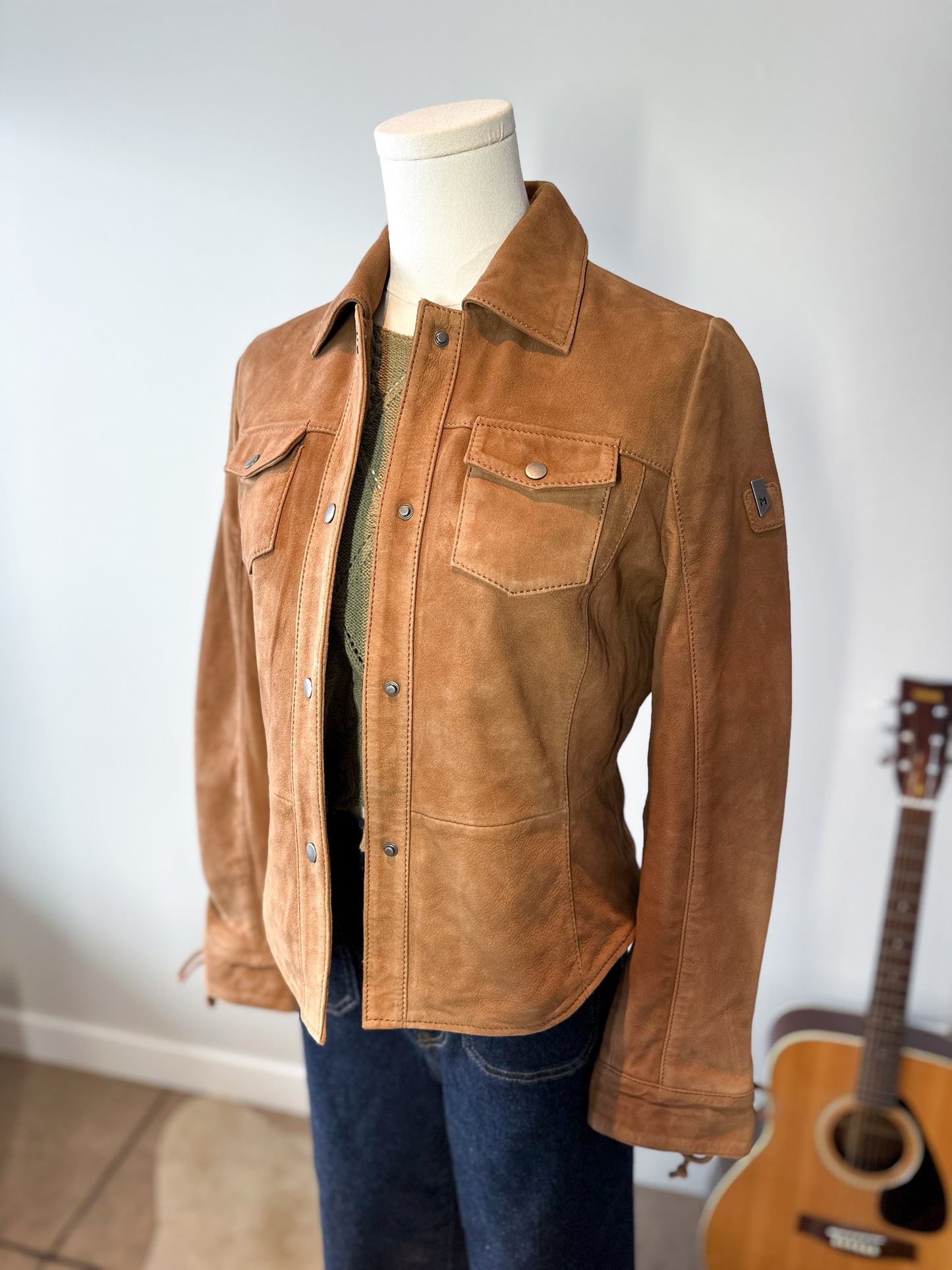The Mahali Suede Jacket by Mauritius