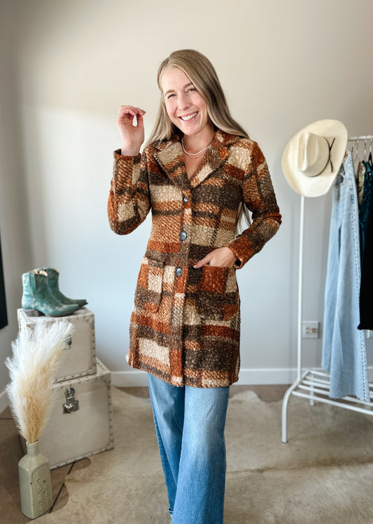 The Prairie Plaid Coat