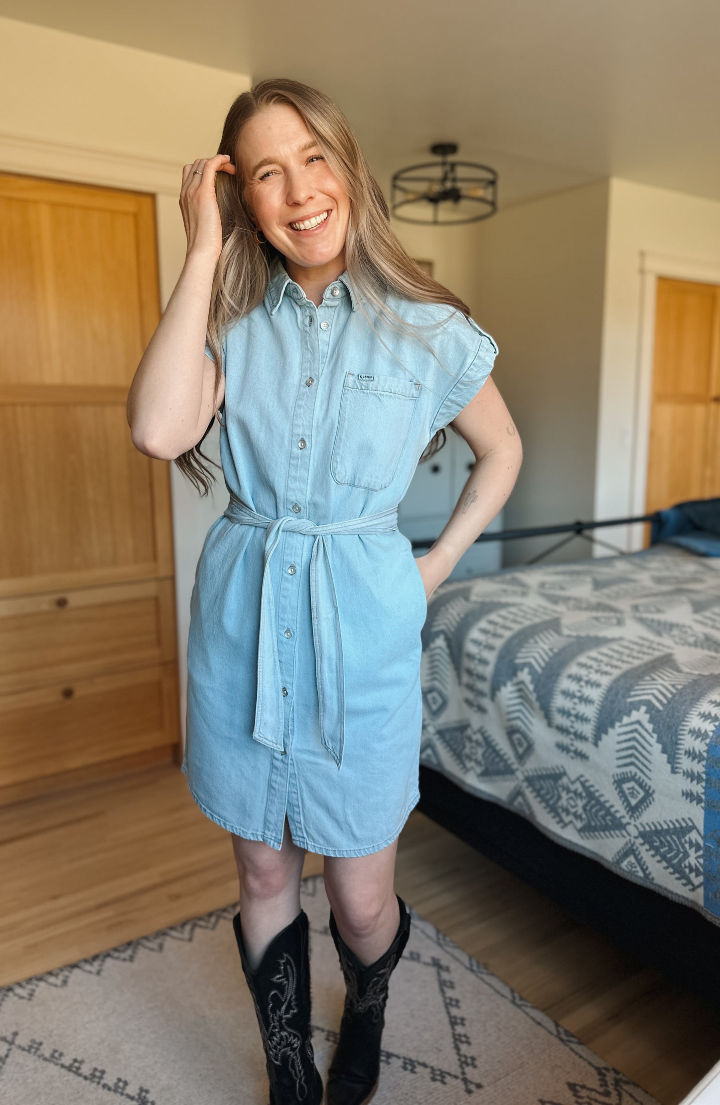 The Sundown Denim Dress Shirt