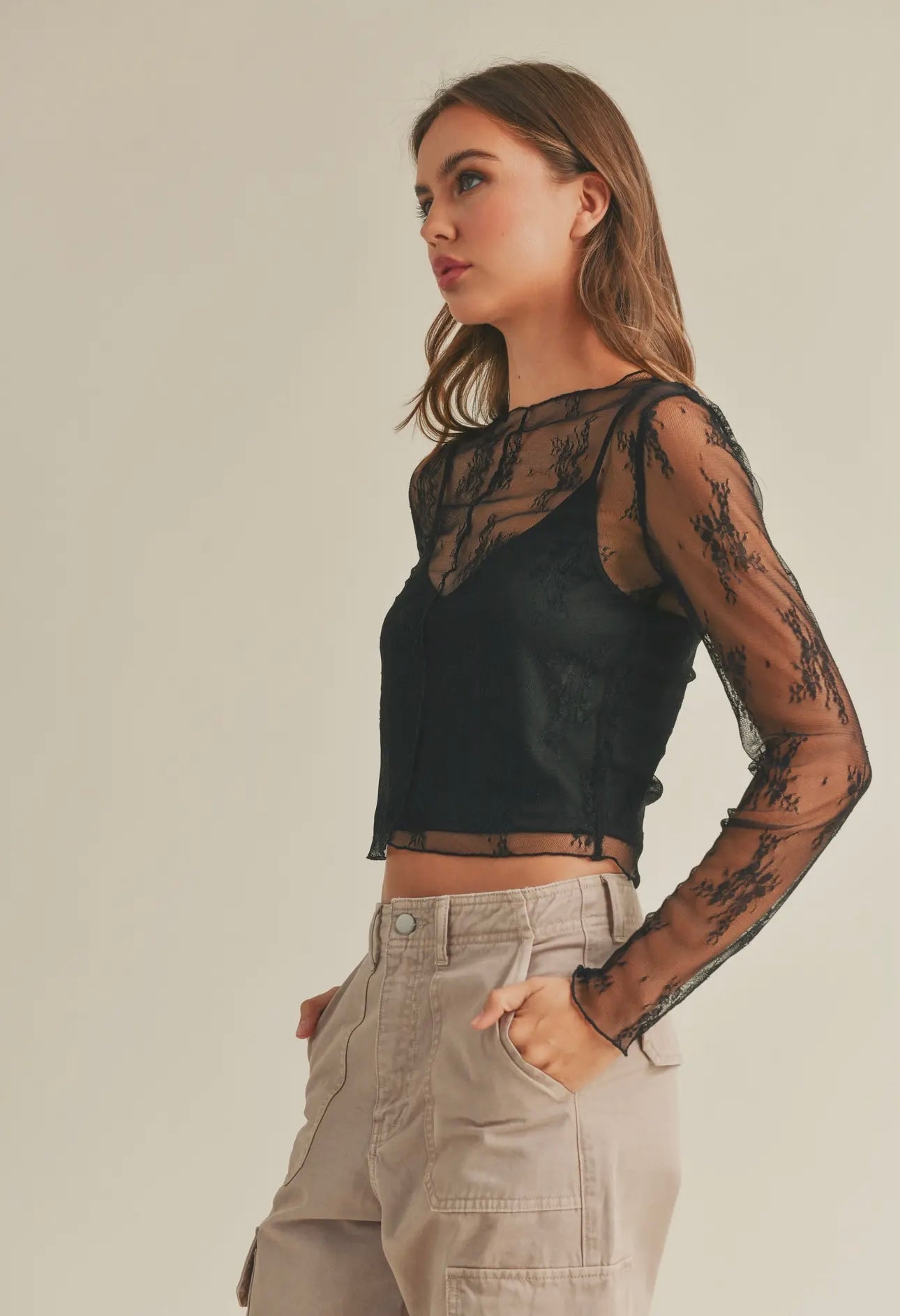 Love Lace Layering Top