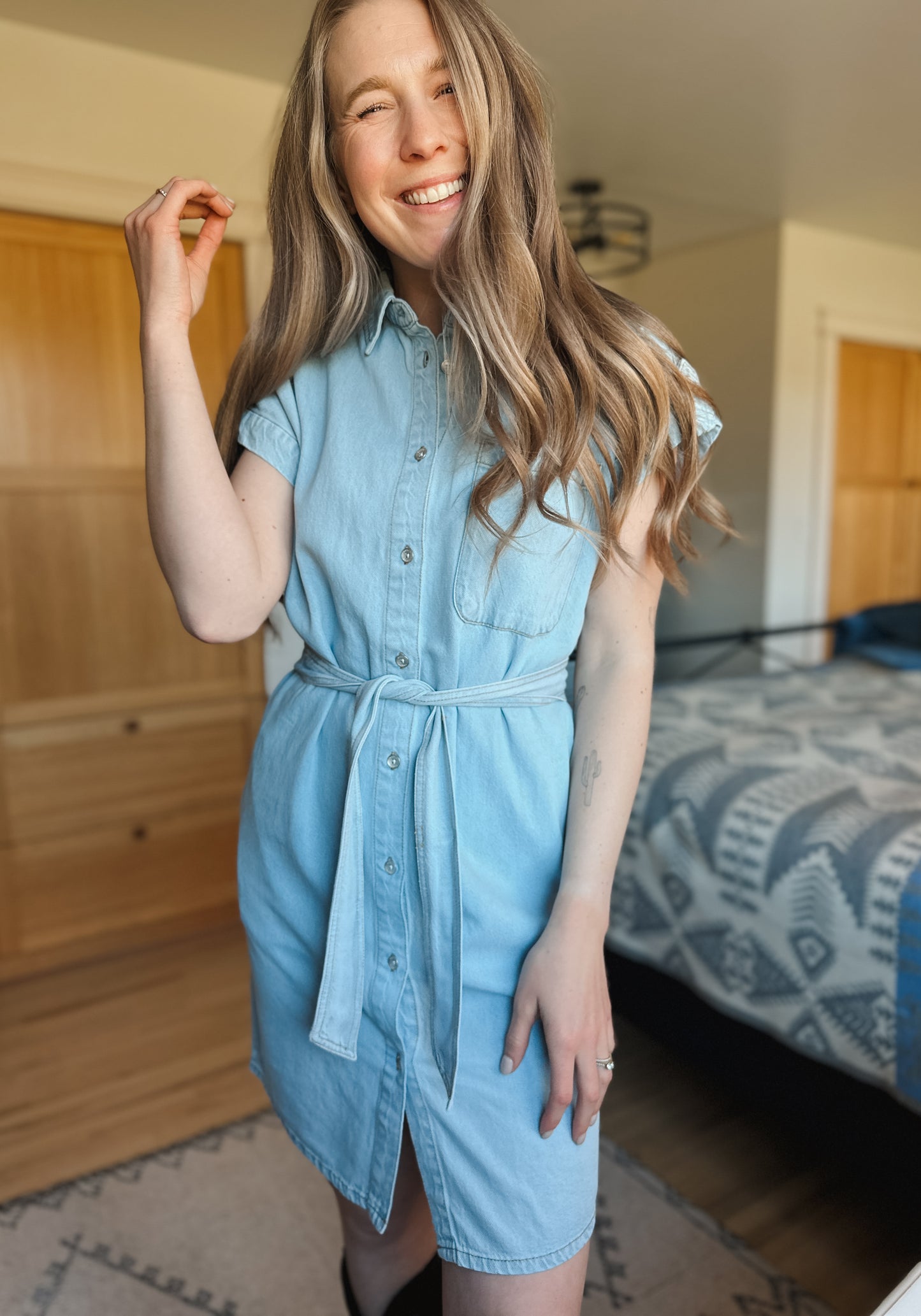 The Sundown Denim Dress Shirt
