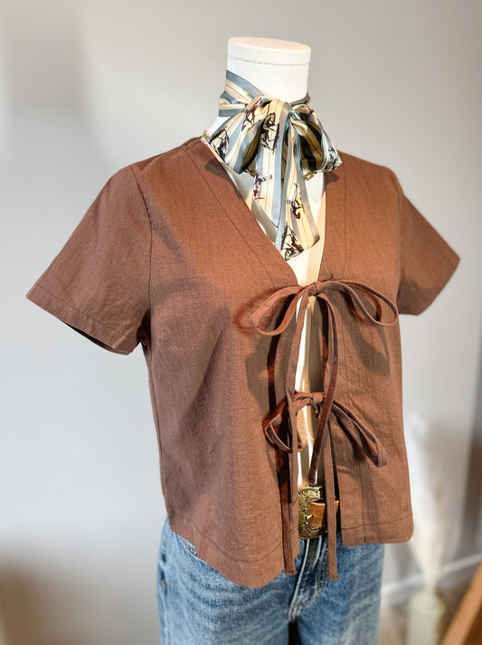 The Saddle Up Tie Top