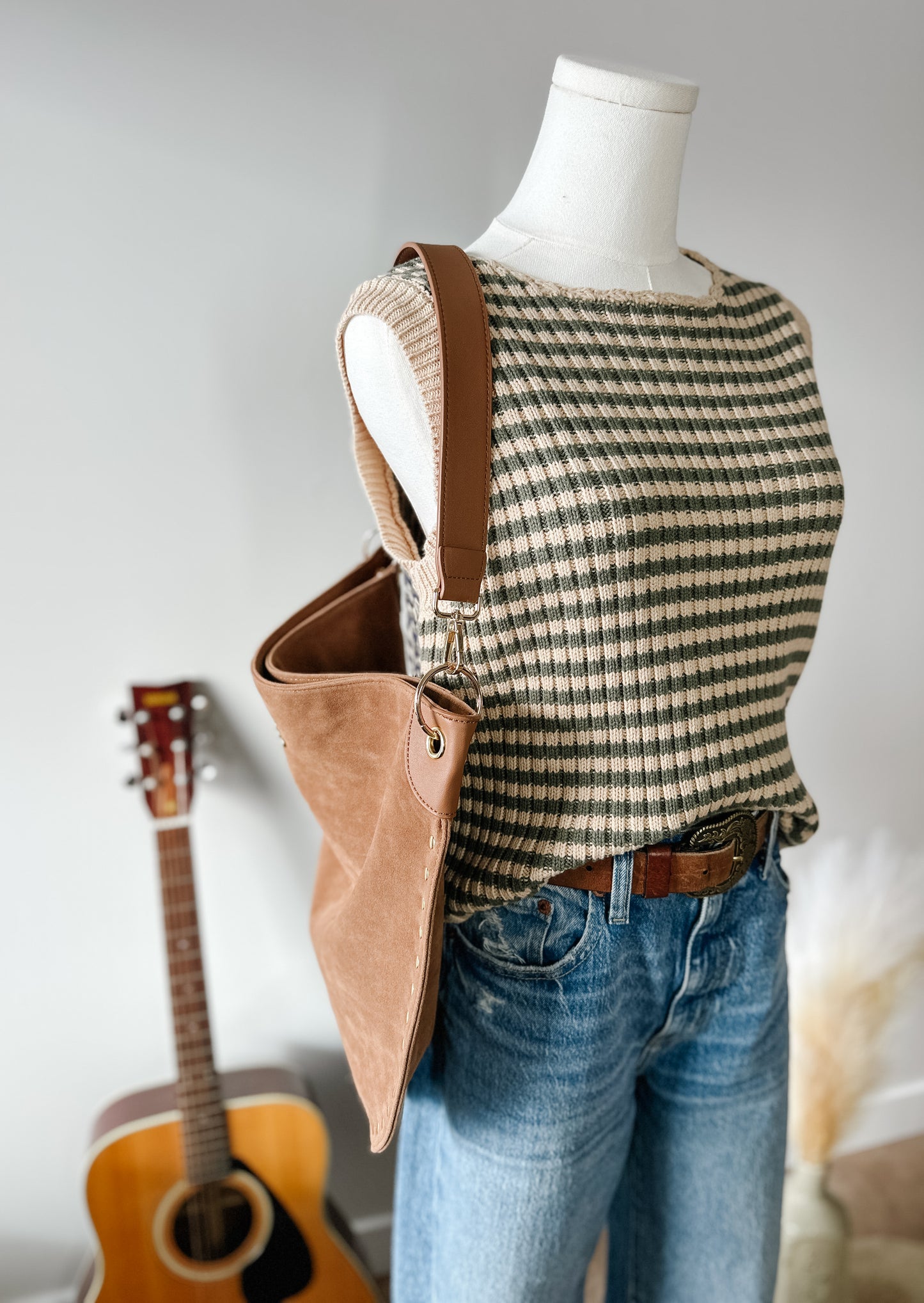 The Mona Striped Sweater Tank
