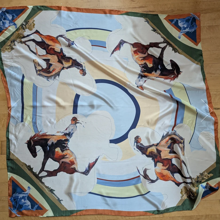 Blue Big Sky Bronc Scarf