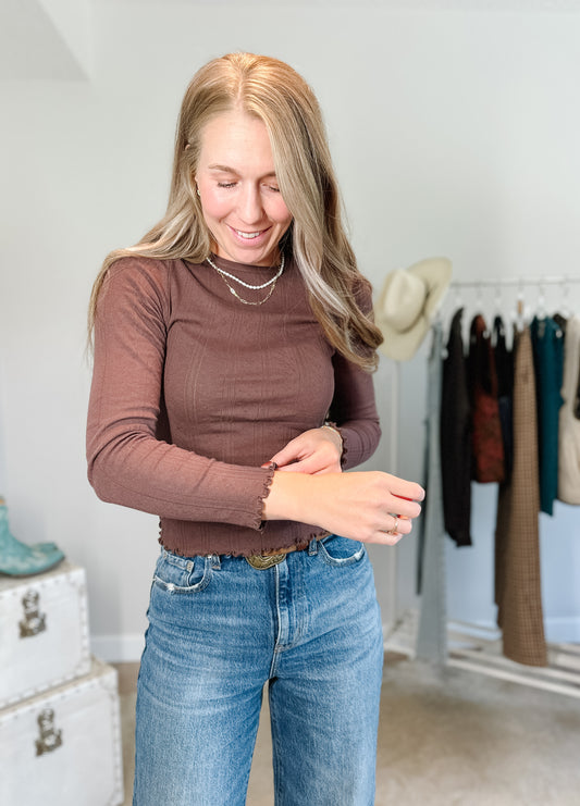 The Waverly Pointelle Tee