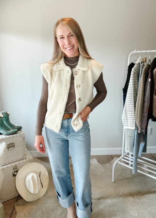 The Willow Teddy Vest