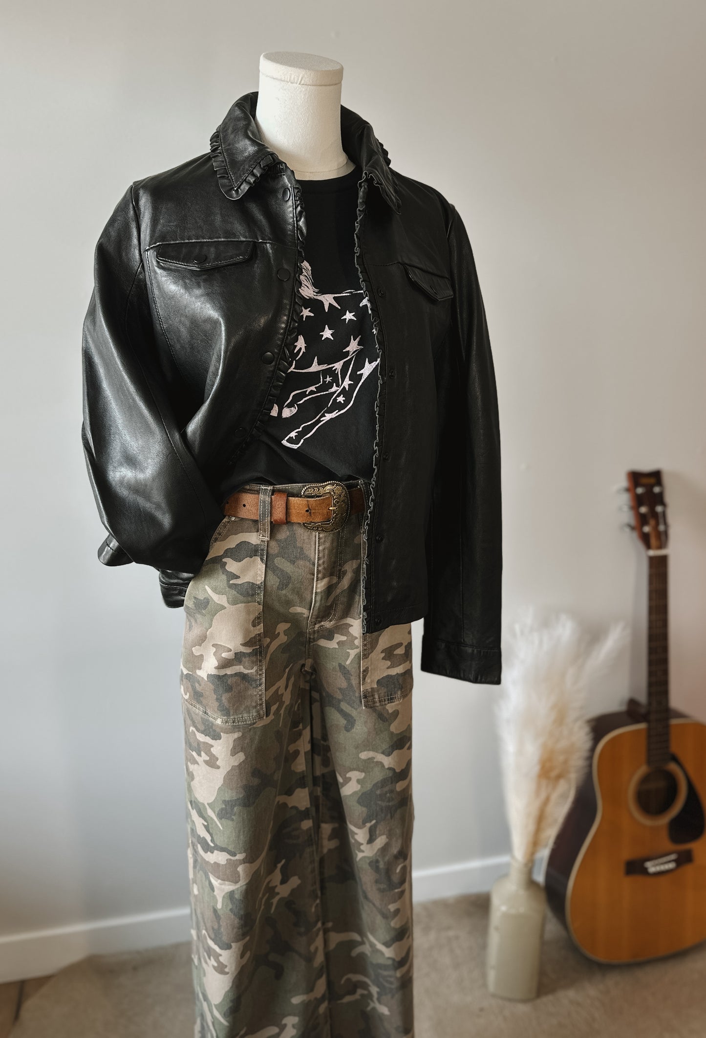 The Limma Leather Coat by Mauritius