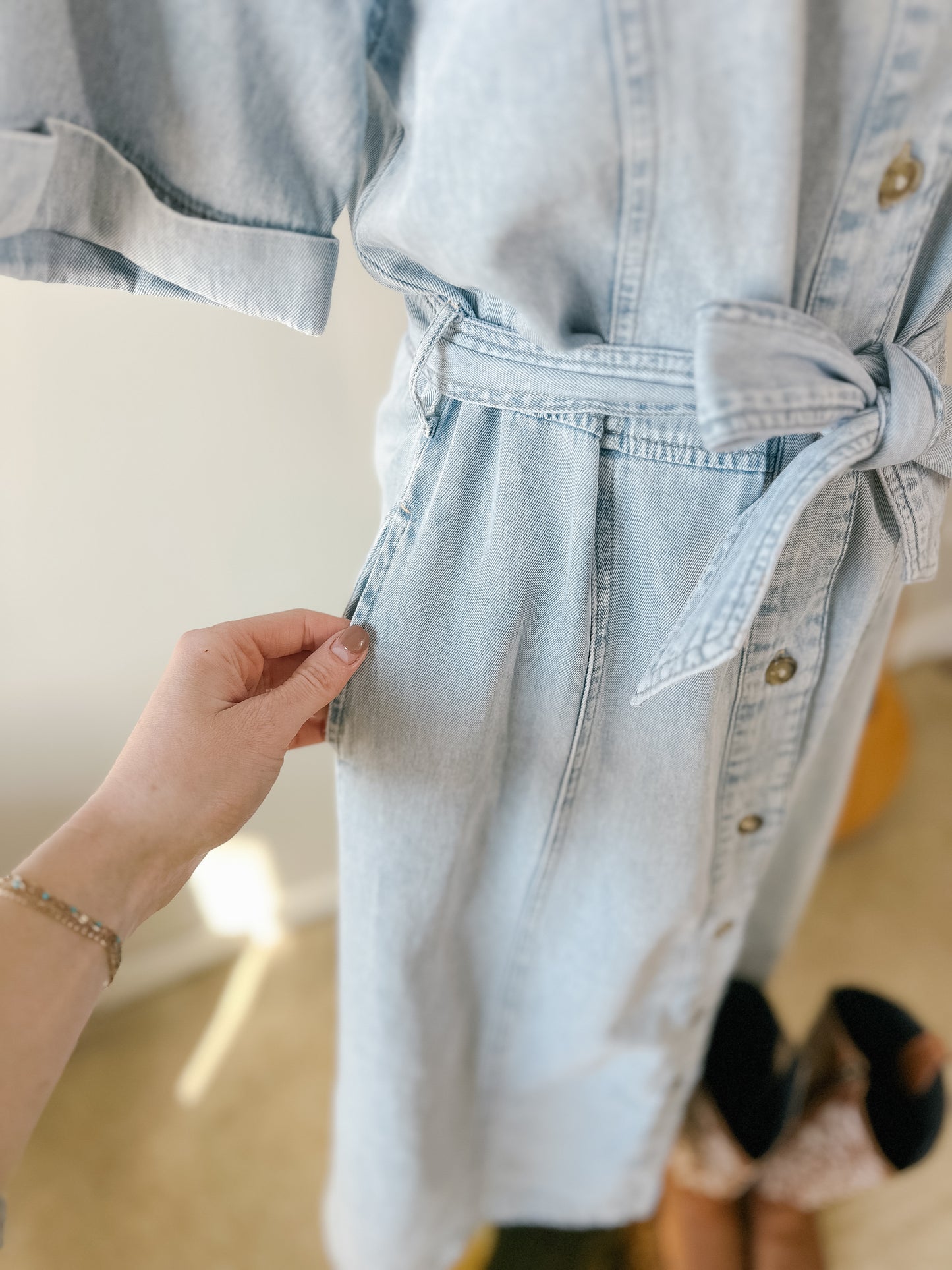 The High Country Denim Dress