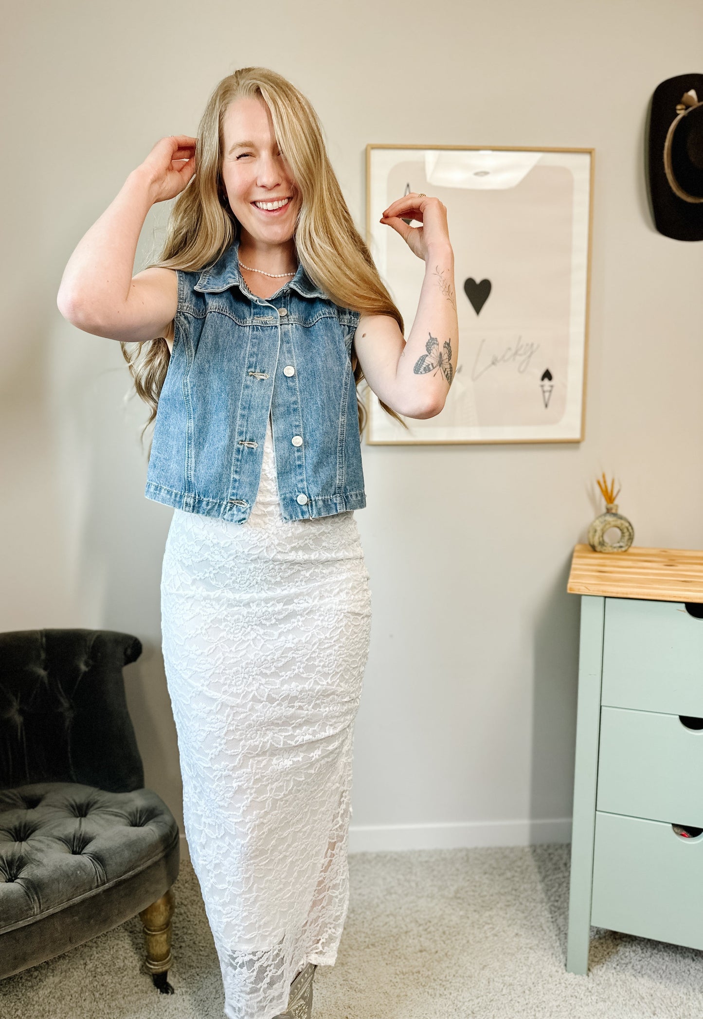 Cassidy Lace Tube Dress