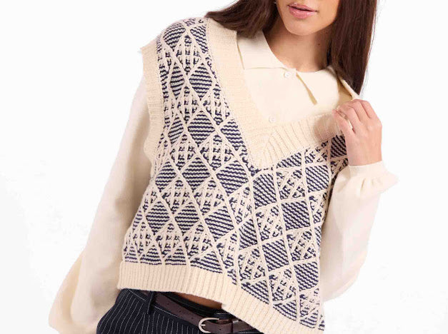 The Macy Knit Sweater Vest