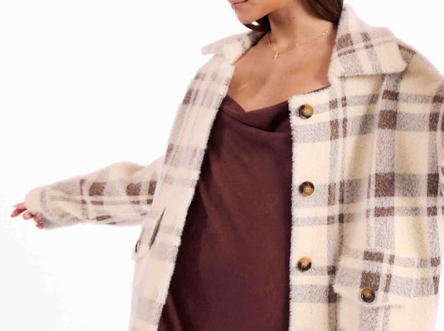 The Lola Plaid Coat