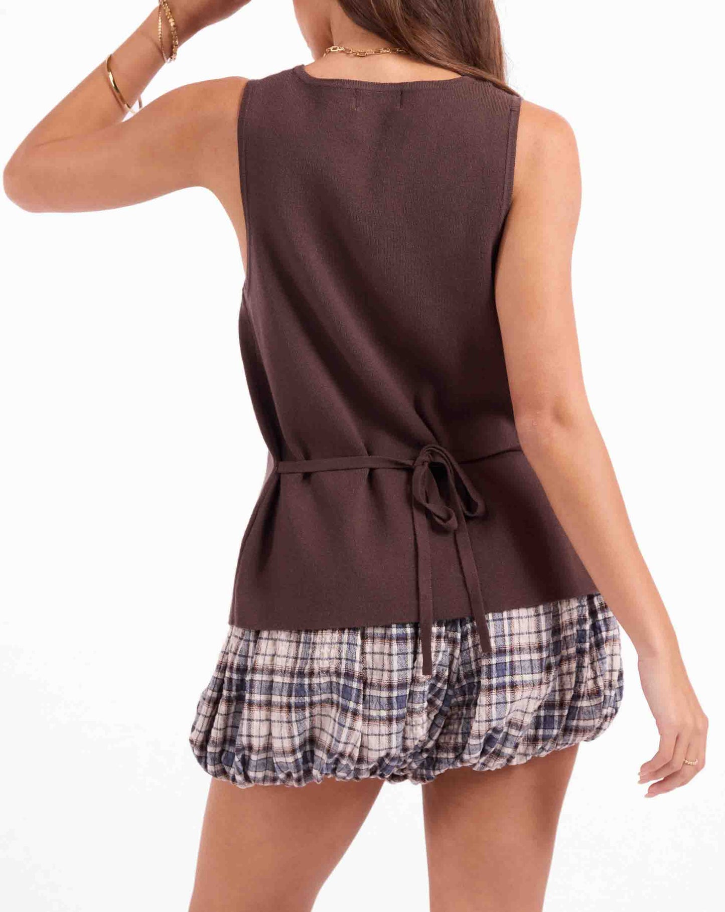 The Myra Front Button Vest