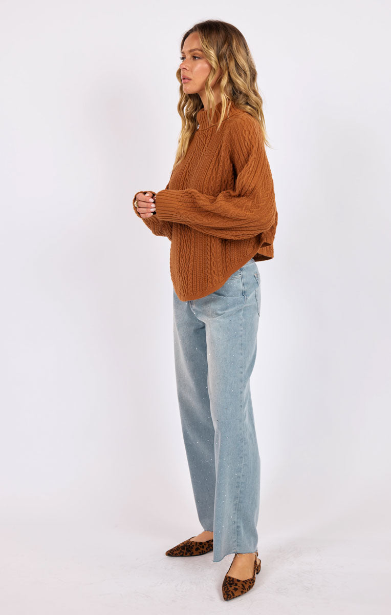 The Harvest Cable Knit Sweater