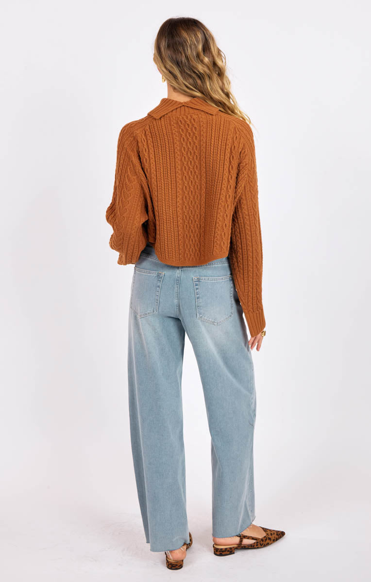 The Harvest Cable Knit Sweater